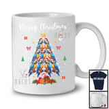 Merry Christmas; Adorable Santa Macaw Christmas Tree Lights; Animal Lover X-mas Group T-Shirt