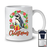 Merry Christmas; Awesome X-mas Penguin Sea Animal Lover; Snowing Matching Family Group T-Shirt