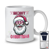 Merry Christmas; Wonderful X-mas Man Pink Santa Glasses; African Family Group T-Shirt