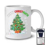 Merry Christmath; Humorous Christmas Tree Math Teacher Students; X-mas Family Group T-Shirt