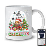 Merry Crickets; Amazing Christmas Lights Santa Bearded Dragon; X-mas Tree Snowman T-Shirt