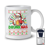 Merry Drunkmas; Amazing Christmas Santa Drinking Drunker Beer Lover; X-mas Sweater Family T-Shirt