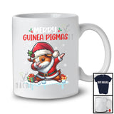 Merry Guinea Pigmas; Fantastic Christmas Santa Guinea Pig Dabbing; Snow Around Family Group T-Shirt