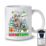 Merry Kissmyass; Sarcastic Christmas Naughty Santa Reindeer Donkey Ass; Farmer Family Group T-Shirt