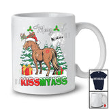 Merry Kissmyass; Sarcastic Christmas Naughty Santa Reindeer Horse Ass; Farmer Family Group T-Shirt