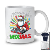 Merry Mixmas; Amazing Christmas Santa DJ Player Dancing Lover; X-mas Family Group T-Shirt