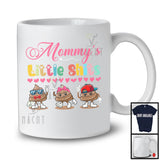 Mommy's Little Shits, Humorous Mother's Day Son Daughter, Hearts Matching Family Group T-Shirt