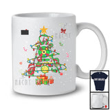 Music Christmas Tree; Amazing X-mas Lights Santa Elf Reindeer Music Teacher; Family Group T-Shirt