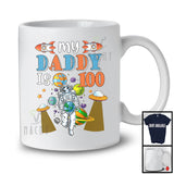 My Daddy Is 100; Adorable Happy 100th Birthday Astronaut Space; Matching Boys Family Group T-Shirt