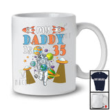 My Daddy Is 35; Adorable Happy 35th Birthday Astronaut Space Lover; Matching Boys Family Group T-Shirt