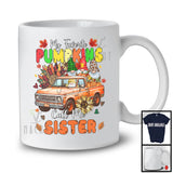 My Favorite Pumpkins Call Me Sister; Lovely Thanksgiving Family Gnomes On Truck; Plaid Sunflowers T-Shirt