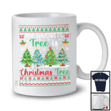 My Favorite Tree Is Christmas Tree; Cheerful X-mas Snowing Tree; Sweater Family Friends T-Shirt