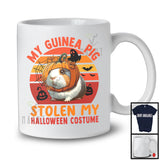 My Guinea Pig Stolen My Halloween Costume; Creepy Animal Pumpkin Retro; Family Group T-Shirt