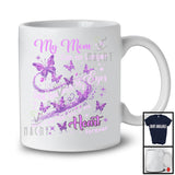 My Mom Feel You In My Heart; Lovely Butterfly Memory; Matching Memorial Family Group T-Shirt