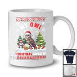 My Owl Stolen My Christmas Sweater; Adorable X-mas Sweater Tree Snow; Santa Bird Lover T-Shirt