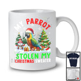 My Parrot Stolen My Christmas Sweater; Adorable X-mas Tree Snow; Santa Bird Lover T-Shirt