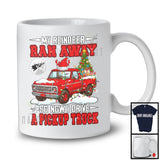 My Reindeer Ran Away Now I Drive A Pickup Truck; Humorous Christmas Santa Driver; Family T-Shirt