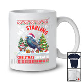 My Starling Stolen My Christmas Sweater; Adorable X-mas Sweater Tree Snow; Santa Bird Lover T-Shirt