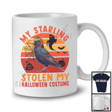 My Starling Stolen My Halloween Costume; Awesome Halloween Carved Pumpkin Face; Bird T-Shirt