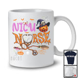 NICU Nurse; Scary Halloween Costume Witch Carved Pumpkin; Nursing Tools Nurse Group T-Shirt