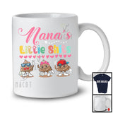 Nana's Little Shits, Humorous Mother's Day Son Daughter, Hearts Matching Family Group T-Shirt