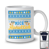 Nice Hanukkah, Awesome Hanukkah Menorah Sweater Menorah, Matching Family Group T-Shirt