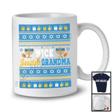 Nice Jewish Grandma, Awesome Hanukkah Menorah Sweater Menorah, Matching Family Group T-Shirt