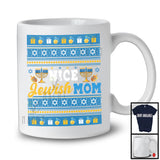 Nice Jewish Mom, Awesome Hanukkah Menorah Sweater Menorah, Matching Family Group T-Shirt