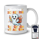 Nothing Scares Me I'm A 1st Grade Teacher; Adorable Halloween Costume Boo Ghost; Family Group T-Shirt