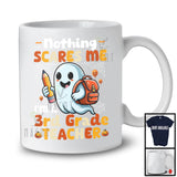 Nothing Scares Me I'm A 3rd Grade Teacher; Adorable Halloween Costume Boo Ghost; Family Group T-Shirt