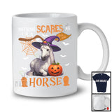 Nothing Scares Me I'm A Horse, Lovely Halloween Horse Witch, Matching Animal Farmer Group T-Shirt