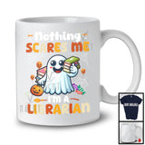 Nothing Scares Me I'm A Librarian; Adorable Halloween Costume Boo Ghost; Family Group T-Shirt