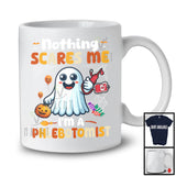 Nothing Scares Me I'm A Phlebotomist; Adorable Halloween Costume Boo Ghost; Family Group T-Shirt