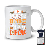 Nurse Thanksgiving Crew; Adorable Fall Autumn Leaf Nurse Group; Jobs Careers Proud T-Shirt