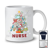 Nurse Tools Christmas Tree; Joyful X-mas Plaid Nurse Nursing Lover; Proud Jobs T-Shirt