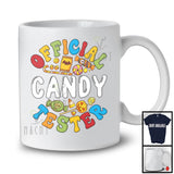 Official Candy Tester, Humorous Halloween Costume Matching Food Lover, Dinner Family Group T-Shirt