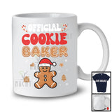 Official Cookie Baker; Awesome Christmas Santa Gingerbread; Family Pajama Baker T-Shirt