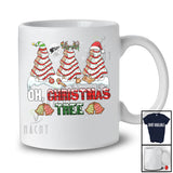 Oh Christmas Tree; Awesome X-mas Tree Plaid Cakes; Baker Baking Matching Family Group T-Shirt