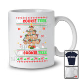 Oh Cookie Tree; Awesome Christmas Lights Tree Sweater Cookie Food Lover; X-mas Pajama Family T-Shirt