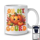 Oh My Gourd, Wonderful Thanksgiving Fall Autumn Leaves Pumpkins Lover, Family Group T-Shirt