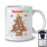 Oh SausageTree; Fantastic Christmas Lights Tree Sausage Lover; Matching X-mas Family Group T-Shirt