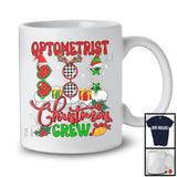 Optometrist Christmas Crew; Awesome Christmas Plaid Optometrist Group; X-mas Snowing Jobs T-Shirt