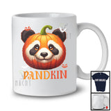 Pandkin; Awesome Halloween Cosplay Panda Lover Pumpkin Face; Matching Family Group T-Shirt