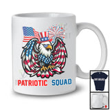 Patriotic Squad, Amazing 4th Of July Eagle American Flag, Matching Patriotic Team Family T-Shirt