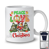 Peace Love And Christmas; Fantastic X-mas Trees Chicken; Peace Sign Family Group T-Shirt