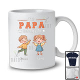 Personalize Custom Name This Papa Belongs To, Adorable Father's Day Son Daughter, Family T-Shirt