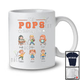 Personalize Custom Name This Pops Belongs To, Adorable Father's Day Grandson Granddaughter, Family T-Shirt