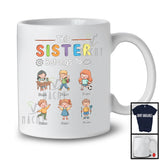 Personalize Custom Name This Sister Belongs To, Adorable Mother's Day Brother Sister Siblings, Family T-Shirt