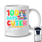 Personalized 100 Days Cuter; Joyful 100th Day Of School Custom Name Unicorn; Students Teacher T-Shirt