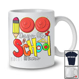 Personalized 100 Days Of School; Colorful Custom Name Disc Golf Player Team; Students Teacher T-Shirt